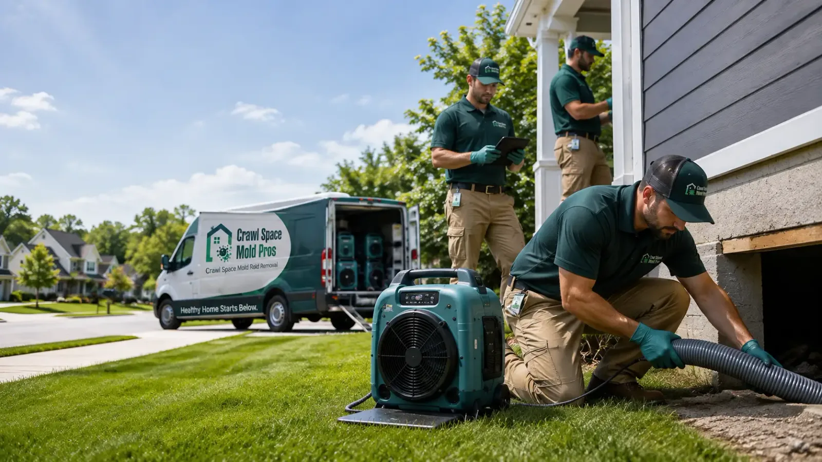 Crawl Space Mold Removal in Monterey, VA